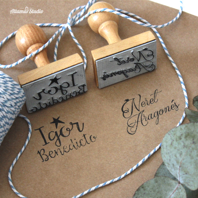 PACK SELLOS DE MADERA